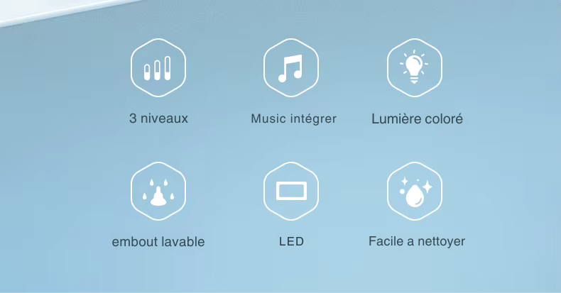 Aspirateur nasal électrique en silicone pour bébé