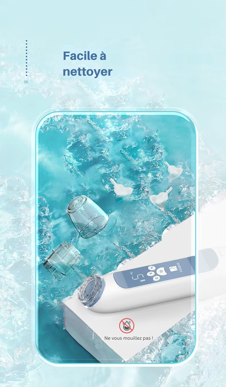 Aspirateur nasal électrique en silicone pour bébé